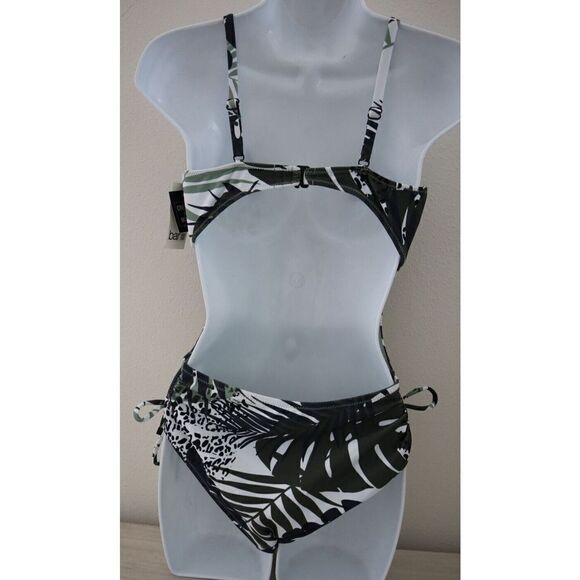 Bar III Women's Sz S Moody Tropics Printed Side-Tie One Piece Swimsuit $88 - Picture 2 of 11